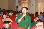 Đại biểu MTTQ và các đoàn thể Can Lộc đối thoại với Bí thư Huyện ủy