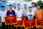 Sôi nổi giải bóng đá thiếu niên phường Hà Huy Tập