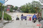 Nước sông ở Hà Tĩnh đang lên, đề phòng lũ quét và sạt lở đất