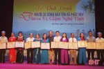 Hà Tĩnh công nhận thêm 14 nghệ nhân dân gian