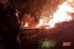 Cháy rừng trong đêm, khoảng 1,5 ha keo bị "bà hỏa" thiêu rụi