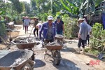 3 xã cuối cùng huyện Vũ Quang "tăng tốc" về đích nông thôn mới