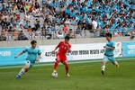 Công nhân Triều Tiên sang Hàn Quốc thi đấu giao hữu bóng đá