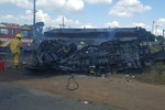 Xe buýt lật ở Nam Phi, ít nhất 40 người thương vong