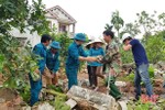 Hơn 2 tháng, Thạch Điền huy động gần 6.500 lượt người xây dựng nông thôn mới
