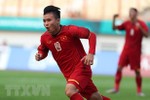 Tuyển thủ Quang Hải tham gia lễ đón cúp Ngoại hạng Anh tại Hà Nội