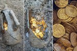 Tìm thấy hũ đựng hàng trăm đồng xu vàng trị giá nhiều triệu USD ở Italy