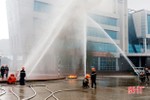Thực hành phương án cứu hỏa khi cháy Nhà máy Nhiệt điện Vũng Áng