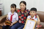 2 học sinh Hà Tĩnh "ẵm" giải “Cây bút tuổi hồng” 2018