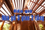 Đấu giá 2 nhà gỗ 3 gian 2 tầng ở Hương Khê