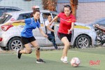 Thành đoàn Hà Tĩnh khai mạc giải bóng đá nữ 2018