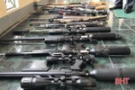 Thu giữ 15 khẩu súng PCP độ sát thương cao tại địa bàn Hương Khê