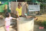 "Khát" nước sạch trên khu tái định cư ở Hương Sơn