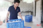 Người đầu tiên ở Hà Tĩnh nuôi vịt đẻ "siêu trứng" trên cát