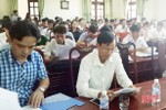 Gần 150 cán bộ, công chức Lộc Hà được lớp tập huấn về ISO 9001: 2015