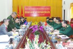 Đoàn cán bộ nghiên cứu chiến lược Quân đội Hoàng gia Campuchia làm việc tại Hà Tĩnh