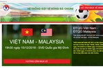 Ban tổ chức cảnh báo giả mạo trang đặt vé online xem chung kết AFF Cup