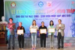 Trao 115 suất học bổng Trần Đình Trấp cho HSSV nghèo