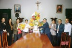 Trưởng ban Nội chính Tỉnh ủy mừng Giáo xứ Tràng Lưu nhân Giáng sinh