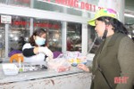 "Chết lâm sàng", ki-ốt test thực phẩm ở chợ TP Hà Tĩnh hoạt động tuần 2 buổi