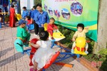 Tỉnh đoàn Hà Tĩnh hỗ trợ lắp đặt 10 khu vui chơi trẻ em