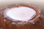 Không ngờ núi lửa trên sao Hỏa mà cũng phủ đầy băng tuyết