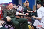 150 CBCS Công an Hà Tĩnh hiến máu tình nguyện