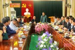 Lãnh đạo huyện Khăm Cợt chúc tết huyện Vũ Quang