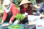 Nét quê giữa chợ tỉnh Hà Tĩnh