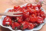 Làm mứt cà chua bi dẻo thơm chuẩn bị đón Tết