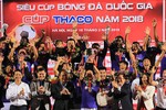 Thắng thuyết phục B.BD 2-0, Hà Nội FC lần thứ hai giành Siêu cúp QG
