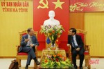 Trưởng phái đoàn Liên minh châu Âu tại Việt Nam chúc tết Hà Tĩnh