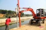 Hoàn thành thi công lan can bảo vệ kênh dẫn nước Ngàn Trươi trước tháng 5/2019