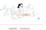 Google tiếng Việt đổi Doodle kỷ niệm sinh nhật Trịnh Công Sơn