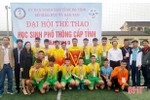 Đại hội Thể thao học sinh phổ thông Hà Tĩnh trao 228 bộ huy chương cho các VĐV