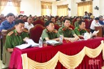 Lộc Hà tập huấn nghiệp vụ, điều lệnh, võ thuật cho lực lượng công an xã