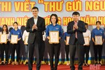 Hà Tĩnh trao giải cuộc thi viết “Thư gửi người thân” trong thanh niên trường học
