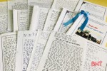 Những dòng thư xúc động “gửi người thân” của học sinh Hà Tĩnh