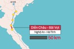 Bộ GTVT bàn giao mốc lộ giới dự án cao tốc Bắc - Nam cho Hà Tĩnh