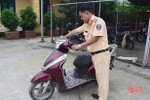 Cảnh sát giao thông Cẩm Xuyên truy xe gian, trả lại cho “khổ chủ”