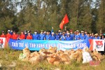 Gần 5.000 ĐVTN Hà Tĩnh hưởng ứng chiến dịch “Hãy làm sạch biển”