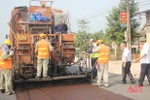 Ứng dụng công nghệ phủ vữa nhựa polime bảo trì đường bộ ở Hà Tĩnh