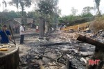 Hương Khê: "Bà hỏa" thiêu rụi nhà hộ nghèo trong đêm