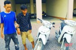 Khởi tố 2 "con nghiện" từ Nghệ An sang Hà Tĩnh trộm xe máy