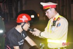 CSGT thành phố Hà Tĩnh xử phạt 614 trường hợp vi phạm nồng độ cồn