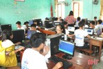 67 học sinh tranh tài Hội thi Tin học trẻ Can Lộc