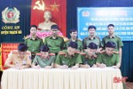 Hơn 70 chiến sỹ Công an Thạch Hà tình nguyện về xã