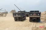 Hà Tĩnh: Mỗi chuyến xe đất, cát xuất mỏ phải có hóa đơn GTGT