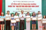 Học sinh Hà Tĩnh giành 3 giải cao tại Cuộc thi Đại sứ Văn hóa đọc