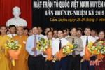Cẩm Xuyên, Can Lộc bầu Chủ tịch UBMTTQ huyện nhiệm kỳ mới